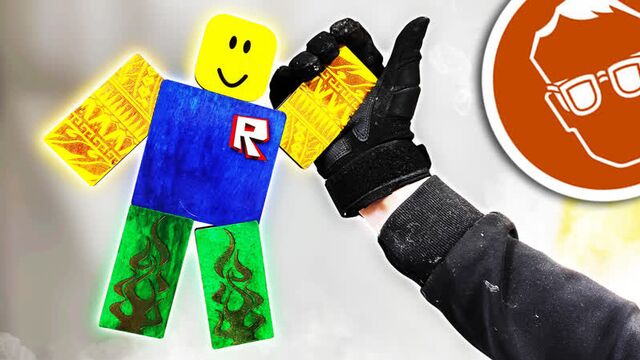 Заспавнил нуба из роблакса в реале! как сделать нуба из роблакс? | noob from roblox