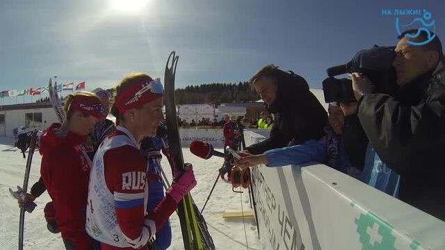 Женская эстафета. 5 апреля - чемпионат россии в малиновке. проект "на лыжи!"