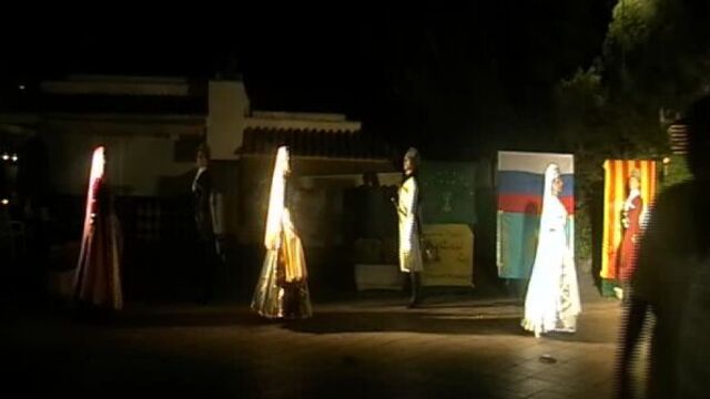 Исполнение танца пщы-къафэ в испании на конкурсе "звезды коста брава" 2009г