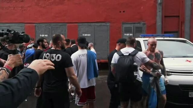 Артур "акаб" кулинский потасовка/драка с абубакар "добряк" мамедов после боя (hardcore fighting / бои на голых кулаках)