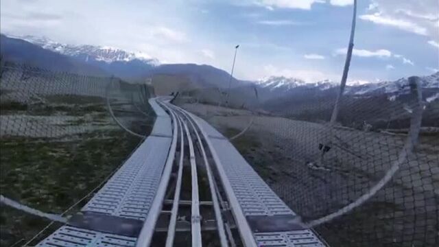 Родельбан - новый аттракцион на курорте роза хутор!