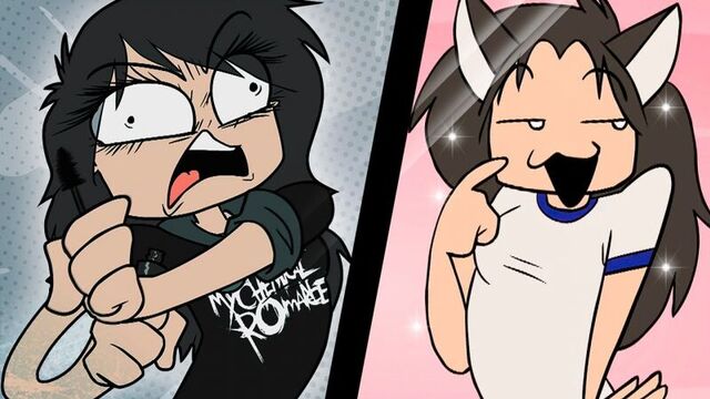 (анимация)яндере симулятор - я эмо мама! это не просто период!