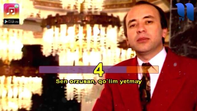 Muhriddin holiqov - bir umr maftuningman uzbek karaoke