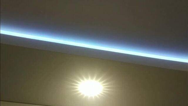 Двухуровневый потолок классическая фигура 4545.by