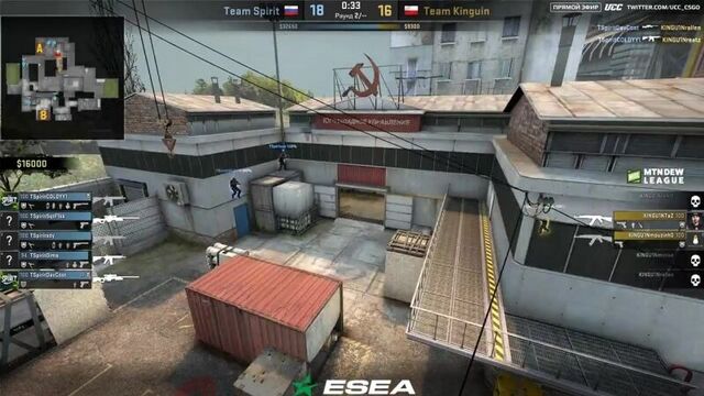 Победа vs. kinguin (esea, game 1)