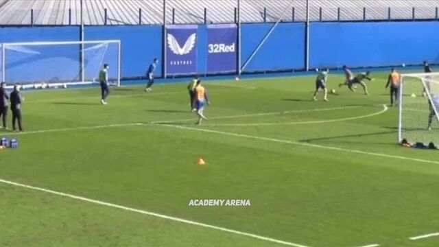 Амад диалло на тренировке "рейнджерс"