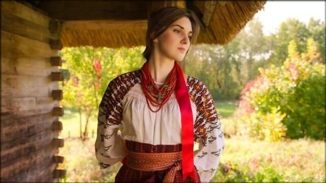 Зелене листя, білі каштани - чудова українська пісня... [українські пісні] [музика]