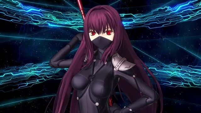 Fate_grand order arcade (jp) servant lancer, scathach introduction pv