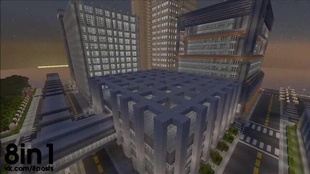 Майнкрафт - игрок потратил два года, чтобы построить огромный город / minecraft player duncan parcells spends two years building virtual city titan city v32