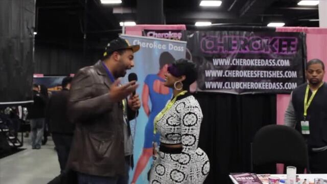 Ebony porn star cherokee dass_ racism in porn_ interviewer tries to smack her ass @ exxxotica