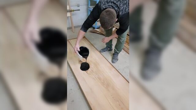 Стол слэб смола