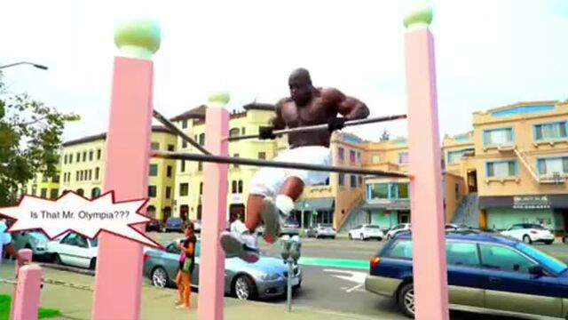 Кали масл на турничке