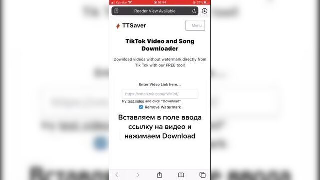 Как скачать видео с тиктока без водяного знака через ttsaver