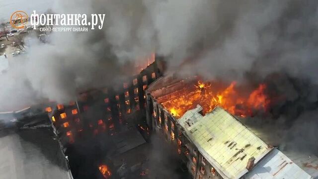 Горит «невская мануфактура»