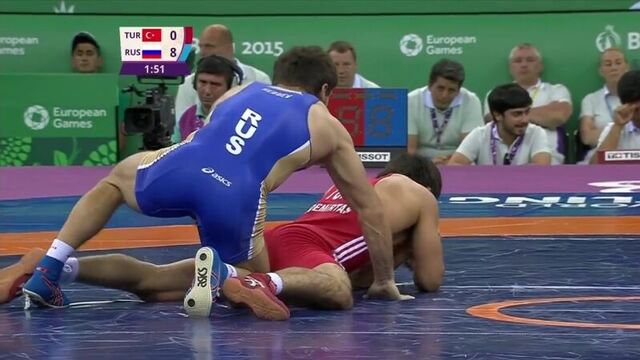 Аниуар гедуев. победа на европейских играх в вольной борьбе.