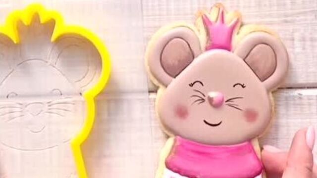 Трафарет + форма «мышка принцесса». магазин «синьор антонио петти волгоград»