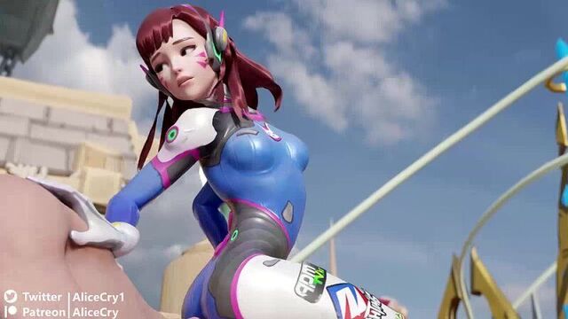 D.va overwatch alicecry animated sound