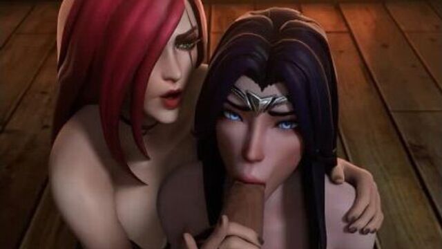 Noxus and ionia 3d porn