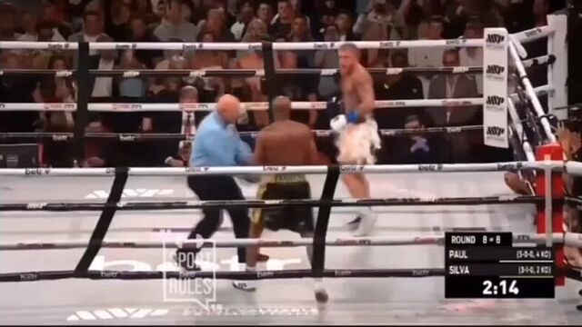 Бой джейк пол против андерсона сильвы: нокдаун и решающие моменты