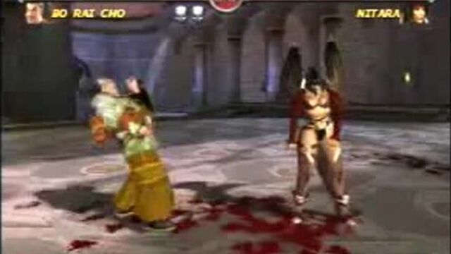 Fatality бо'рай чо (убийство пузом)