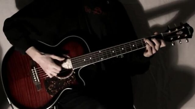 Кино - спокойная ночь│fingerstyle guitar solo cover + табы