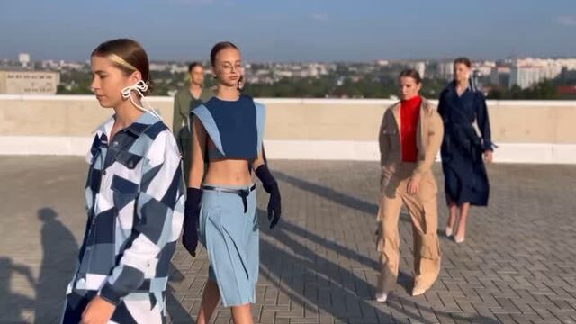 Модели sigma на дизайнерском показе «бизнес-арт мода»