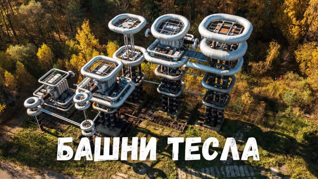 Катушки тесла, генератор аркадьева-маркса с высоты птичьего полета! истра, золотая осень