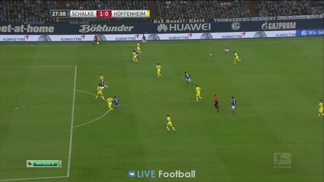 Шальке 1-0 хоффенхайм | 28' эрик шупо-мотинг (йоханнес гайс)
