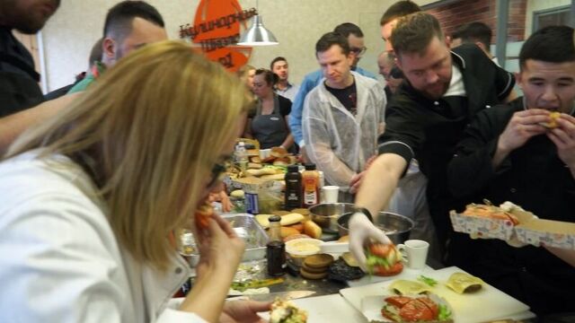 Вопер - сейшн в петербурге. отрабатываем новое меню для 50 бургерных