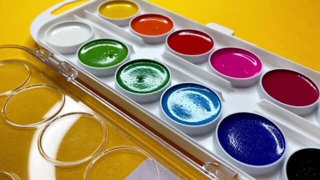 Обзор акварели серии "мультики" от гамма