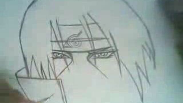 Как рисовать итачи (наруто)