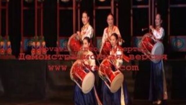 "чанго чум" мой кым ган сан корейские барабаны