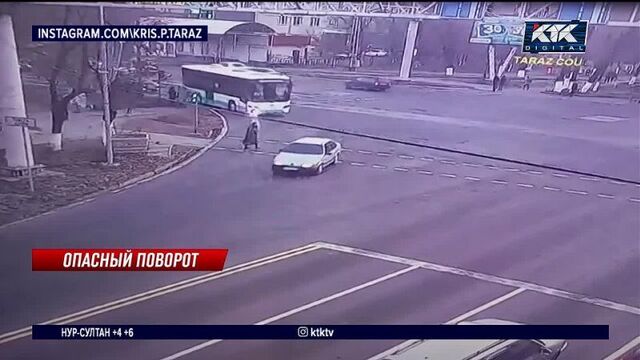 Автобус насмерть задавил женщину в таразе