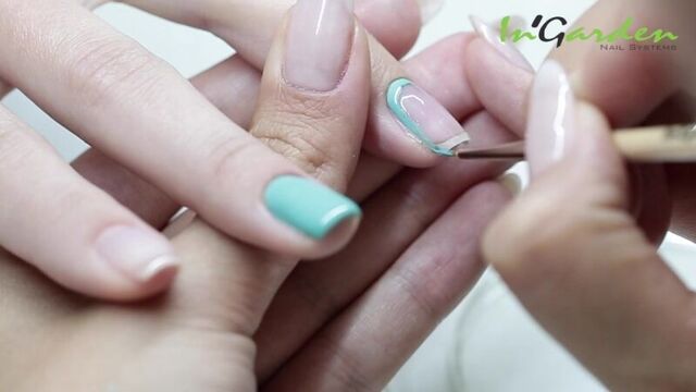 Руффиан.обратный градиентный френч.