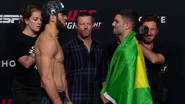 Битва взглядов перед ufc вегас 31 - махачев vs мойзез