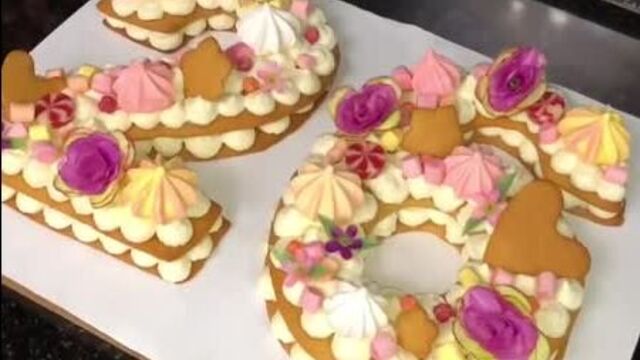 Торт "цифра"