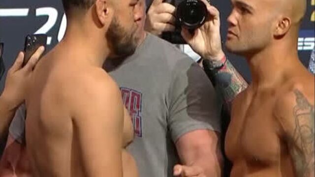 Ник диаз - робби лоулер / церемония показательного взвешивания