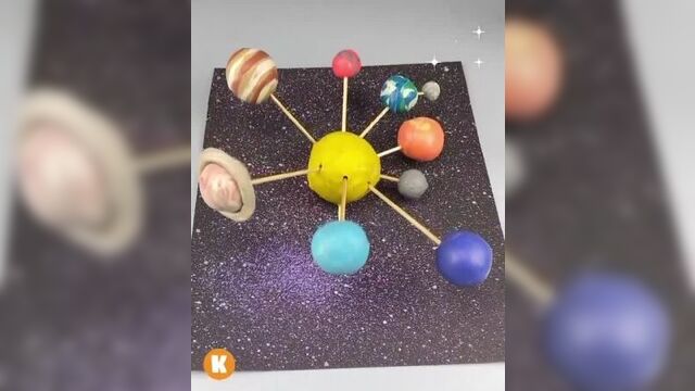 Макет "солнечной системы" своими руками 