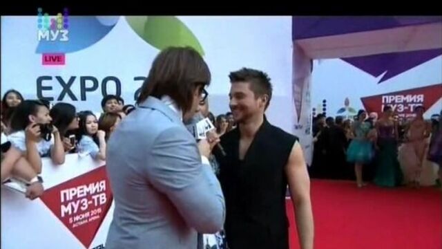 Премия муз-тв. гравитация. [астана (казахстан) 05.06.15] ковровая дорожка