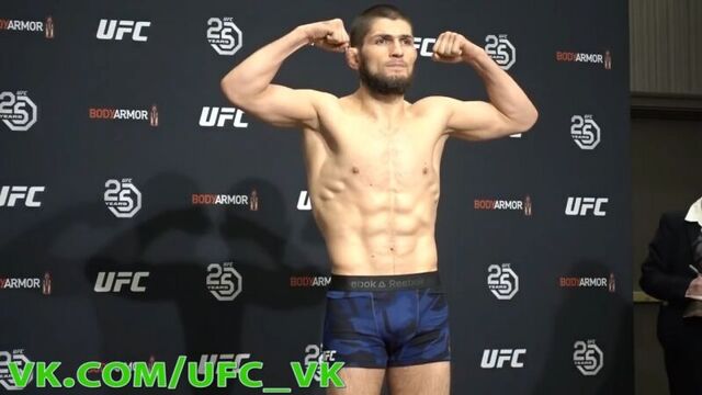 Хабиб нурмагомедов сделал вес перед ufc 223