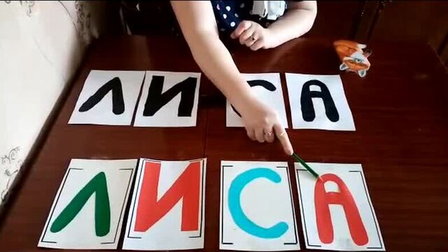 Обучение грамоте. звуковой анализ слова «лиса».