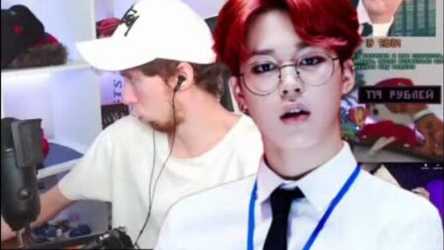 Реакция на пресс чимина из bts