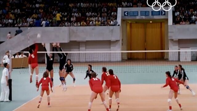 Волейбол. женщины. сборная ссср. олимпиада-80. москва.