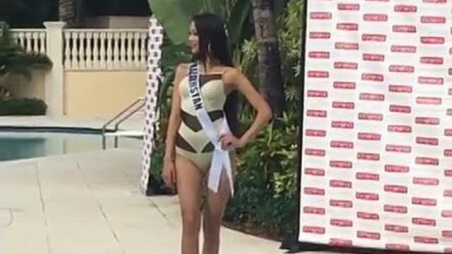 Айдай исаева "мисс казахстан" выступает в купальнике