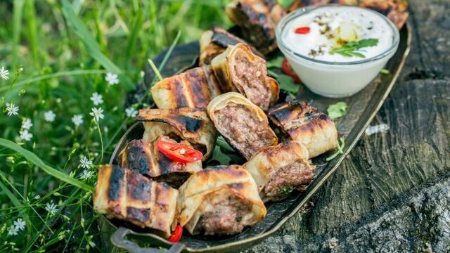 Турецкий бейти кебаб