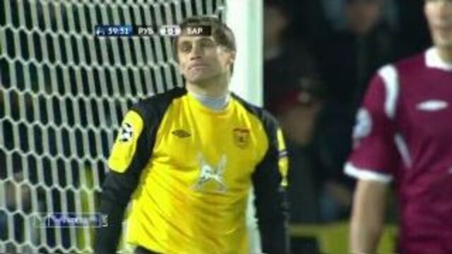 Рубин - барселона 1-1 гол вильи