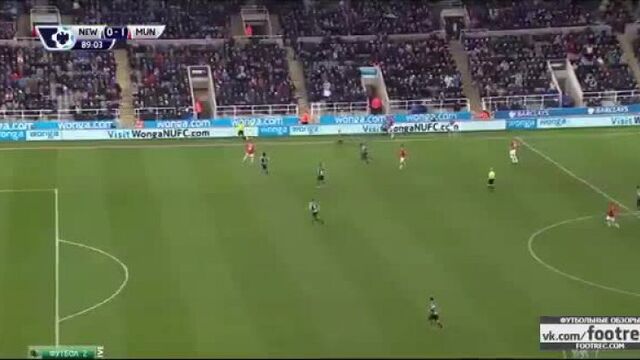 Ньюкасл 0-1 манчестер юнайтед (апл, 04.03.15) обзор матча