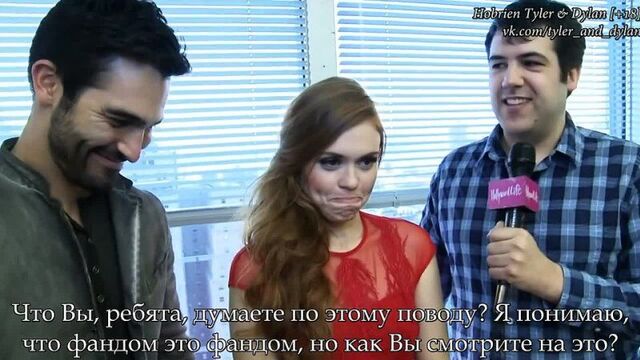 Волчонок: тайлер пози говорит о стерек-гей романе [rus sub]