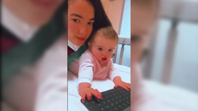 Шерон фонсека с дочкой