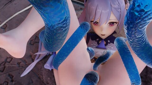 Keqing x slime (loop) 1080 3d hentai porn